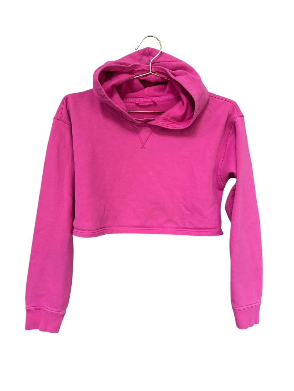 Lululemon All Yours Cropped Hoodie Sonic Pink Size 8 W3DTNS - Picture 3 of 8